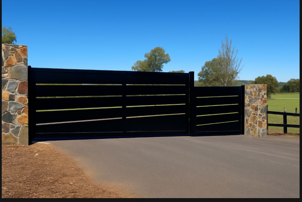 powdercoated black aluminium custom folded panel design3